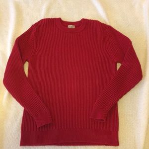 Men’s Red LLBean sweater